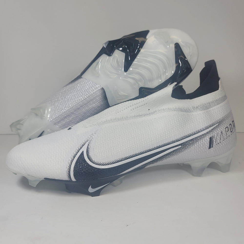 Nike Mens Vapor Edge Elite 360 Flyknit Football Cleats White CV6282-108 NEW